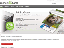 Tablet Screenshot of connectmyhome.com.au